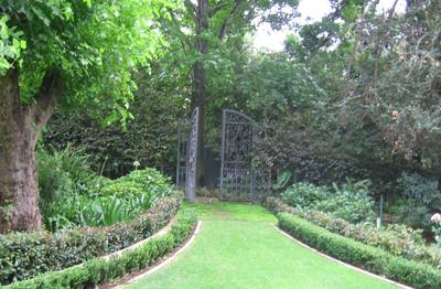 Re Purposed Gates Found When Installing The Garden These Were Used To Create The Secret Passage